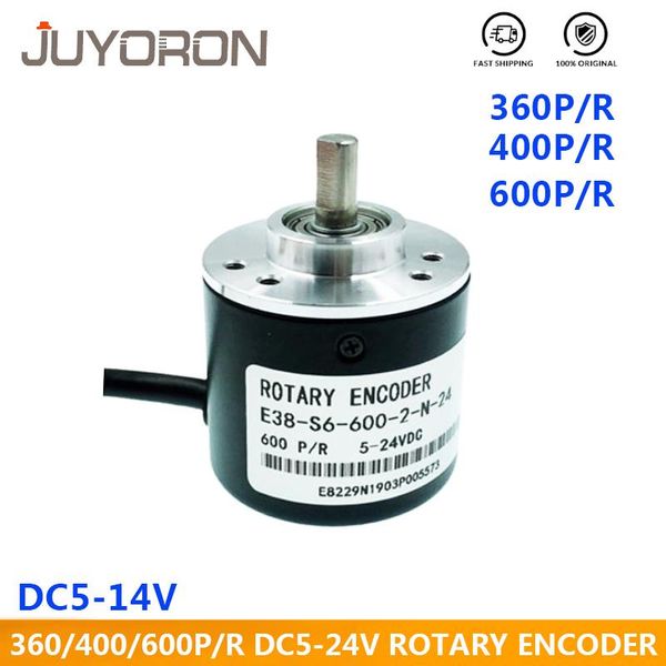 smart home control incremental rotary encoder 5-24v dc e38 s6 360/400/600 p/r poelectric ab two phases 6mm shaft
smart home control incremental rotary encoder 5-24v dc e38 s6 360/400/600 p/r poelectric ab two phases 6mm shaft