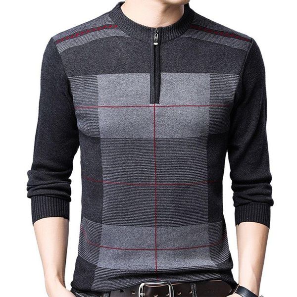 men's sweaters 2021 zipper thick warm winter striped knitted pull sweater men wear jersey mens pullover knit male fashions 93003, White;black
men's sweaters 2021 zipper thick warm winter striped knitted pull sweater men wear jersey mens pullover knit male fashions 93003, White;black