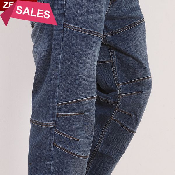 zengli blue men new straight casual men's loose elasticity splice cowboy denim trousers man jeans plus size 46 48
zengli blue men new straight casual men's loose elasticity splice cowboy denim trousers man jeans plus size 46 48