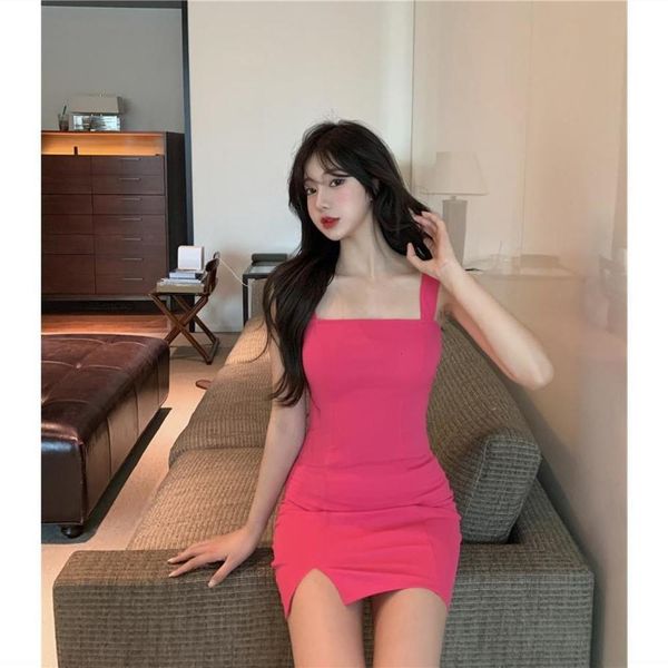 summer 2020 new rose red slim bag hip temperament split suspender dress women's skirt, Black;gray
summer 2020 new rose red slim bag hip temperament split suspender dress women's skirt, Black;gray