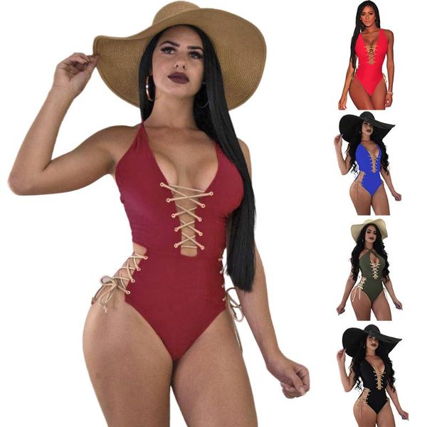 fashion one piece swimsuit beachwear bikini one-piece swimsuit suit deep v women backless padded swimwear korean romper
fashion one piece swimsuit beachwear bikini one-piece swimsuit suit deep v women backless padded swimwear korean romper