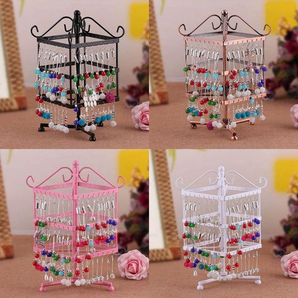 jewelry pouches, bags vintage square earring holder metal ornament display craft decor stand rotating storage rack, Pink;blue
jewelry pouches, bags vintage square earring holder metal ornament display craft decor stand rotating storage rack, Pink;blue