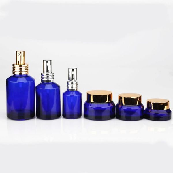 storage bottles & jars wholesale blue skin care essential oil glass bottle and cream jar pot full set dropper packaging with spray pipette
storage bottles & jars wholesale blue skin care essential oil glass bottle and cream jar pot full set dropper packaging with spray pipette