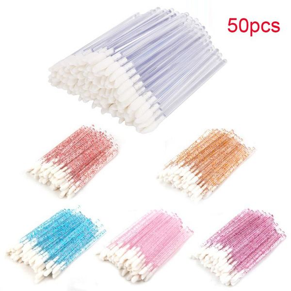 makeup brushes 50pcs disposable lip brush eyelash crystal lashes micro extension applicator cleaner beauty tool
makeup brushes 50pcs disposable lip brush eyelash crystal lashes micro extension applicator cleaner beauty tool
