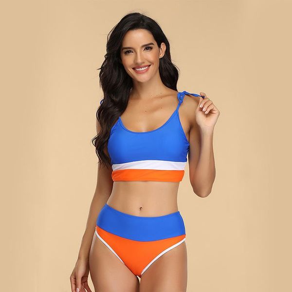 miturn 2021 new blue splicing high waist two pieces bikini set swimsuit female women beachwear swimwear bather bathing suit
miturn 2021 new blue splicing high waist two pieces bikini set swimsuit female women beachwear swimwear bather bathing suit
