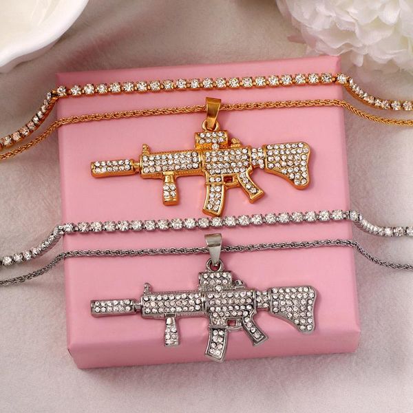 chains flatfoosie punk bling rhinestone gun pistol necklace for women multilayer gold silver color crystal chain trend jewelry
chains flatfoosie punk bling rhinestone gun pistol necklace for women multilayer gold silver color crystal chain trend jewelry