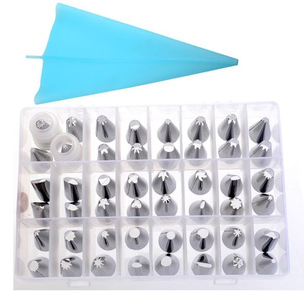 baking & pastry tools 51 pcs 48 heads cream bag silicone diy cake decorating tips dessert decorators icing piping stainless steel nozzle set
baking & pastry tools 51 pcs 48 heads cream bag silicone diy cake decorating tips dessert decorators icing piping stainless steel nozzle set