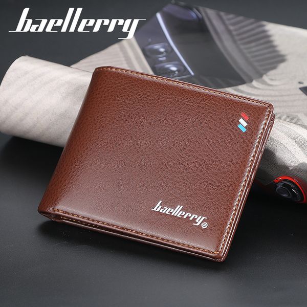baellerry brand mens short wallet multi-card fashion wallet men male clutch leather wallet mens money bag carteira masculina, Red;black
baellerry brand mens short wallet multi-card fashion wallet men male clutch leather wallet mens money bag carteira masculina, Red;black
