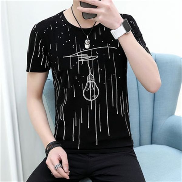 2021 new summer round neck short-sleeved t-shirt thin section solid color mercerized cotton men's ghug, White;black
2021 new summer round neck short-sleeved t-shirt thin section solid color mercerized cotton men's ghug, White;black