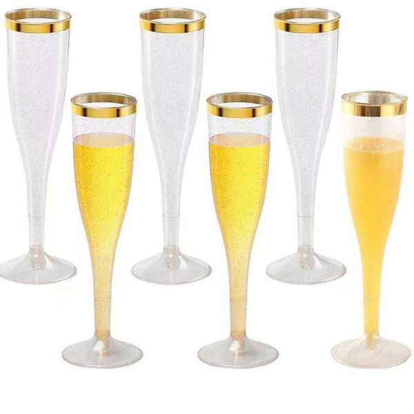 mugs gold glitter plastic champagne flutes disposable cups toasting glasses wedding party supplies 6.5 #y
mugs gold glitter plastic champagne flutes disposable cups toasting glasses wedding party supplies 6.5 #y
