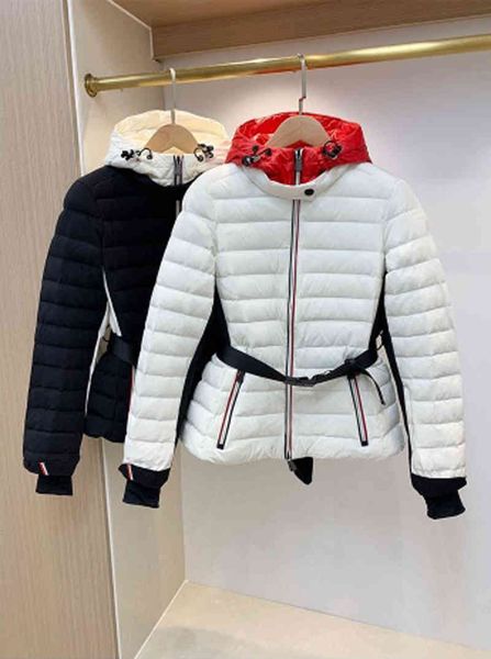 women's down & parkas m series new winter white duck outdoor color matching hooded thickened waist closing ski suit em0l, Black
women's down & parkas m series new winter white duck outdoor color matching hooded thickened waist closing ski suit em0l, Black