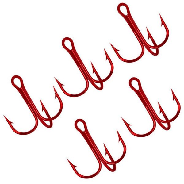 fishing hooks 10pcs/lot three hook red nickel color fishhook 10/12/14# high carbon steel treble pesca tackle
fishing hooks 10pcs/lot three hook red nickel color fishhook 10/12/14# high carbon steel treble pesca tackle