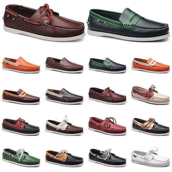 121 womens sneakers sailing shoe mens casual leather shoes black white red green orange brown outdoor trainers size 38-45
121 womens sneakers sailing shoe mens casual leather shoes black white red green orange brown outdoor trainers size 38-45