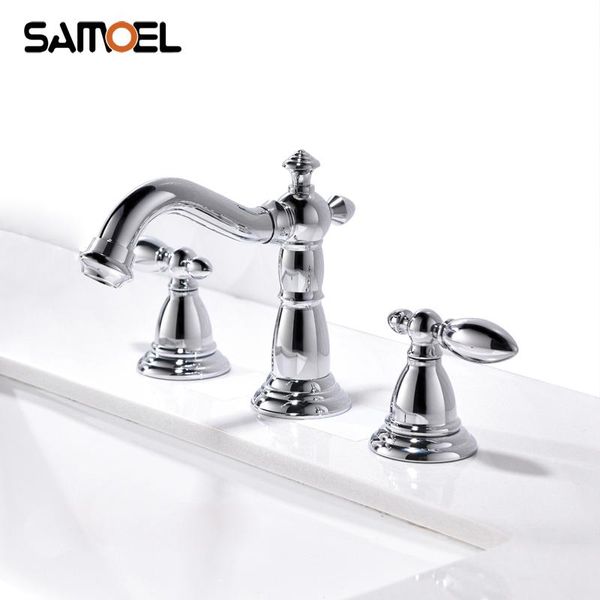 bathroom sink faucets deck mount brass 3 hole lavatory basin mixer taps dual handle chrome faucet 3pcs 1215c
bathroom sink faucets deck mount brass 3 hole lavatory basin mixer taps dual handle chrome faucet 3pcs 1215c