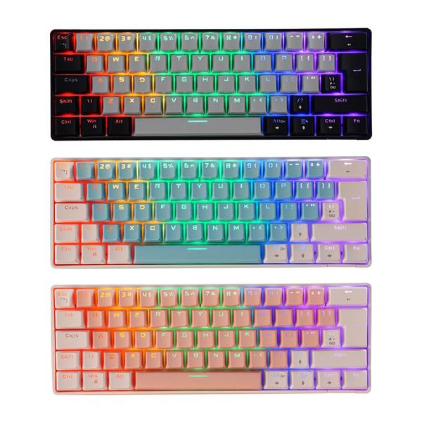 keyboards t60 62 keys nkro 18 colors backlit gaming computer usb wired mechanical keyboard compact portable design
keyboards t60 62 keys nkro 18 colors backlit gaming computer usb wired mechanical keyboard compact portable design