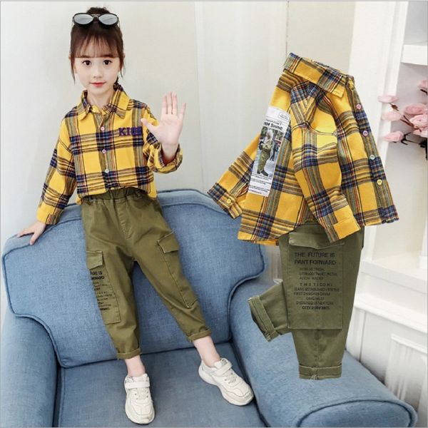 2021 .2022 new spring autumn children clothing cotton baby girls plaid shirt overalls pants sets for girls kids clothes girls sets, White
2021 .2022 new spring autumn children clothing cotton baby girls plaid shirt overalls pants sets for girls kids clothes girls sets, White