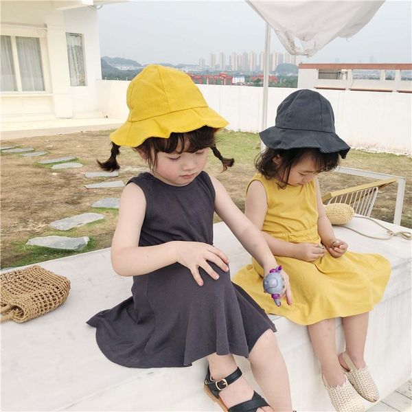 girl's dresses celveroso summer girl dress irregular hem sleeveless solid for kids child cotton short gir, Red;yellow
girl's dresses celveroso summer girl dress irregular hem sleeveless solid for kids child cotton short gir, Red;yellow
