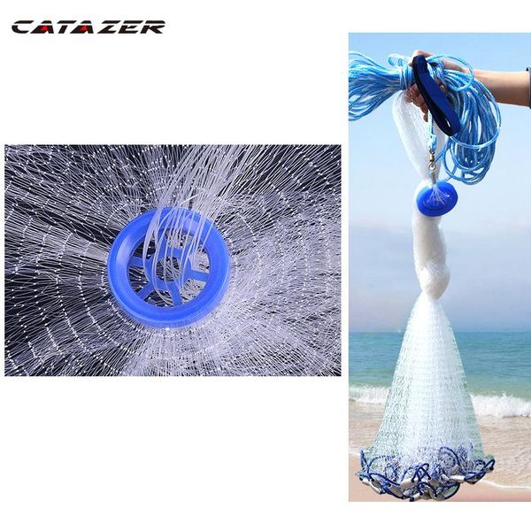 finefish with sinker and without sinker cast net fishing network usa hand cast net outdoor throw catch fishing tool gill