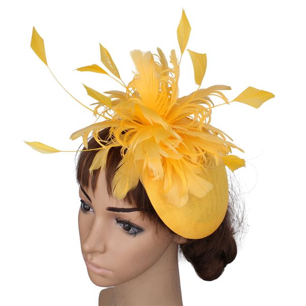 elegant bride wedding hair hat fashion new fascinator hair band women derby event headpiece fancy feather flower hair accessory, Slivery;golden
elegant bride wedding hair hat fashion new fascinator hair band women derby event headpiece fancy feather flower hair accessory, Slivery;golden