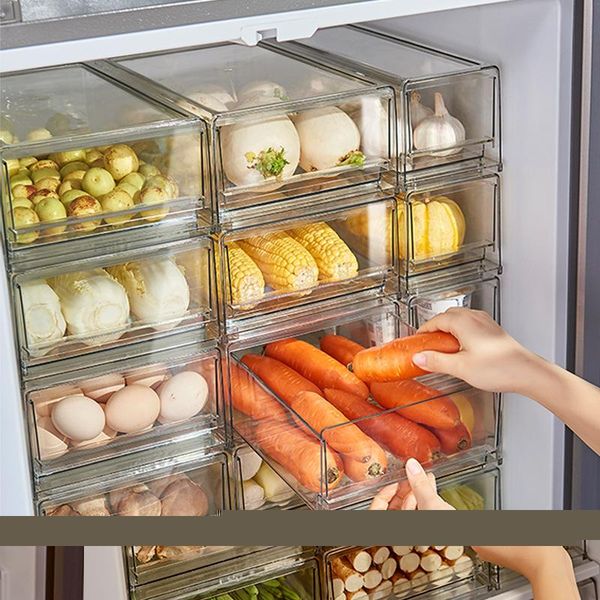 storage bottles & jars refrigerator drawer containers platic transparent large fruit box organizer dust-proof drain kitchen items
storage bottles & jars refrigerator drawer containers platic transparent large fruit box organizer dust-proof drain kitchen items