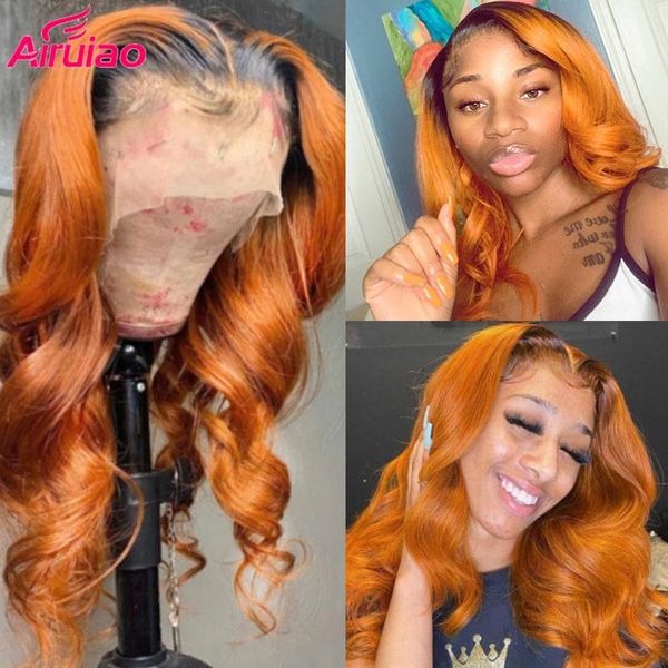 lace wigs body wave ombre ginger 13x6 front wig orange colored human hair full hd transparent 30 inch frontal for women, Black;brown
lace wigs body wave ombre ginger 13x6 front wig orange colored human hair full hd transparent 30 inch frontal for women, Black;brown