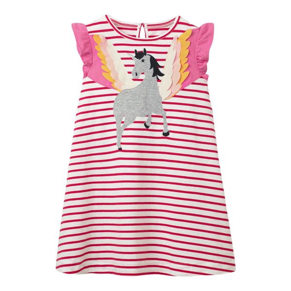 toddler girls dress red striped unicorn embroidery cotton short sleeve rabbit beas embroidery girls kids clothes, Red;yellow
toddler girls dress red striped unicorn embroidery cotton short sleeve rabbit beas embroidery girls kids clothes, Red;yellow