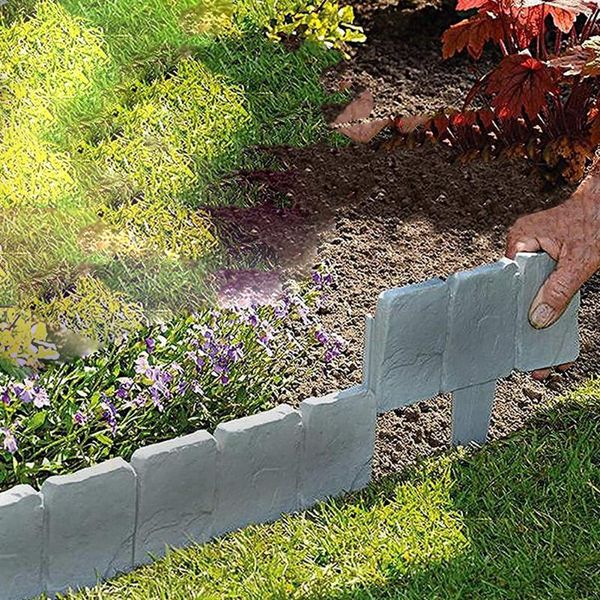 fencing, trellis & gates 10pcs folding landscape stone effect lawn edging plastic garden palisade grounding fence plant border for flower be
fencing, trellis & gates 10pcs folding landscape stone effect lawn edging plastic garden palisade grounding fence plant border for flower be