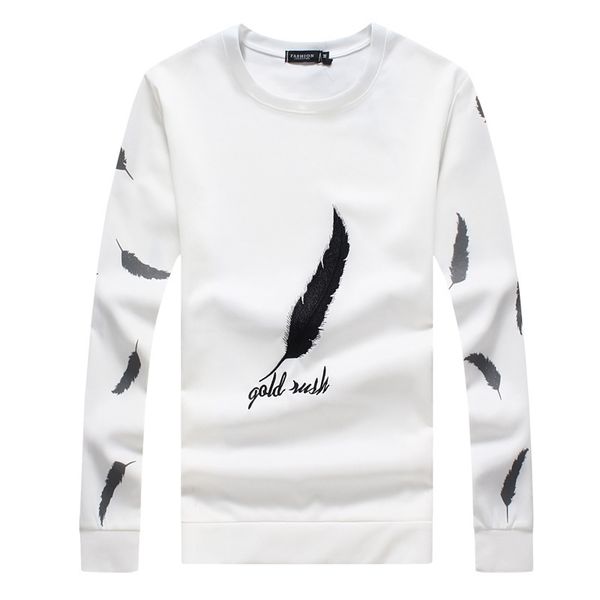 hoodiescasual men's long sleeved sweater spring and autumn new fashion embroidery youth trend round neck bottomed shirt, Black
hoodiescasual men's long sleeved sweater spring and autumn new fashion embroidery youth trend round neck bottomed shirt, Black