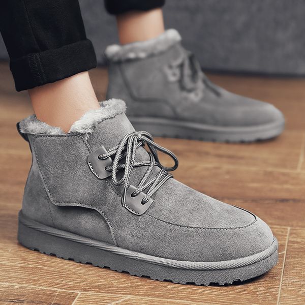 shoes snow boots men's high cotton winter plush warm non slip northeast elderly bread students, Black
shoes snow boots men's high cotton winter plush warm non slip northeast elderly bread students, Black