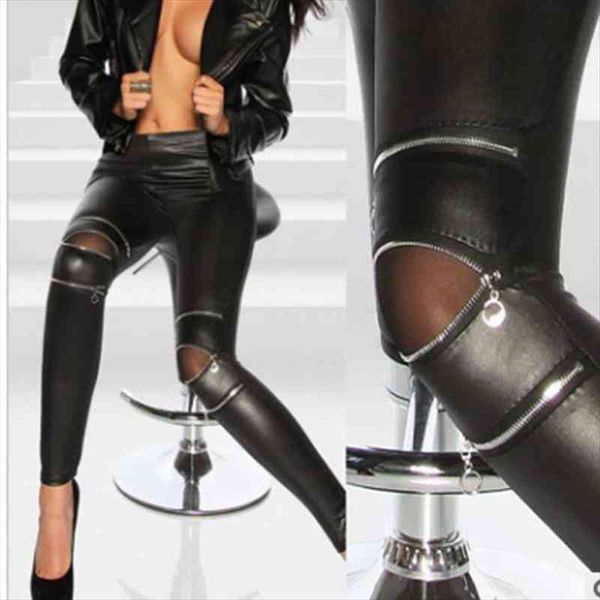 women faux leather gothic leggings black slim stretchy leggins high-elastic knee three zipper leather women leggins
women faux leather gothic leggings black slim stretchy leggins high-elastic knee three zipper leather women leggins