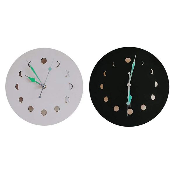wooden wall clock retro moon phase wood fluorescent wall clock mute with backlight for living room home hanging decor #9
wooden wall clock retro moon phase wood fluorescent wall clock mute with backlight for living room home hanging decor #9