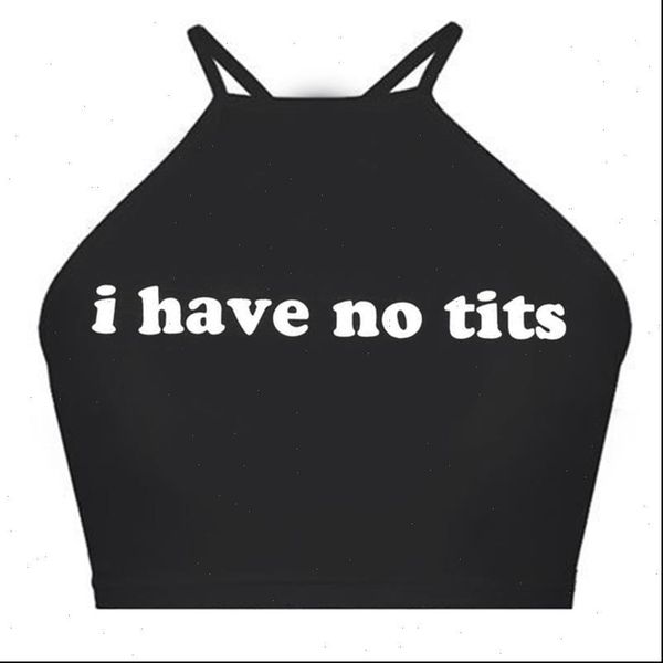 summer style crop women i have no tits letter sleeveless halterneck tank crop short vest blouse tee shirt, White
summer style crop women i have no tits letter sleeveless halterneck tank crop short vest blouse tee shirt, White