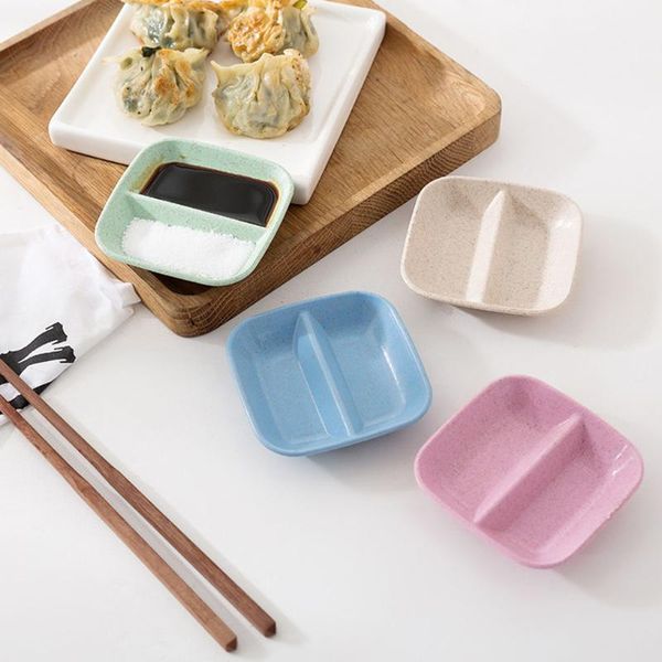 dishes & plates wheat straw square divided seasoning table sauce container kitchen cutlery snack plate for sushi dumpling
dishes & plates wheat straw square divided seasoning table sauce container kitchen cutlery snack plate for sushi dumpling