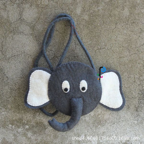 wool felt msenger bag children's lovely animal backpack men and women elephant tiger characteristic handmade
wool felt msenger bag children's lovely animal backpack men and women elephant tiger characteristic handmade