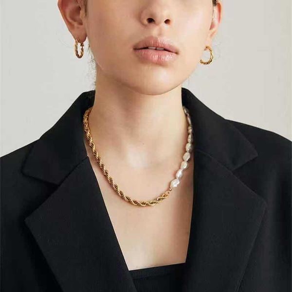 chokers wtltc retro baroque multi small tiny pearls choker for women vintage twisted link necklaces minimalist layering necklace, Golden;silver
chokers wtltc retro baroque multi small tiny pearls choker for women vintage twisted link necklaces minimalist layering necklace, Golden;silver