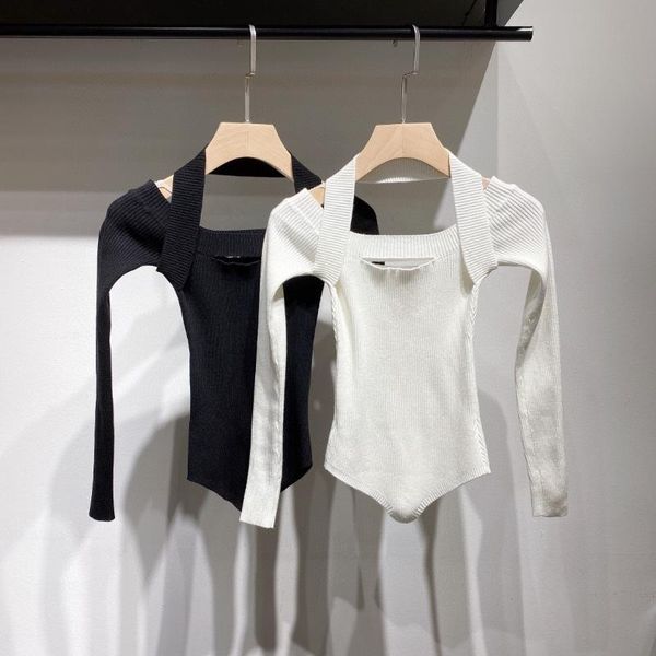 women's sweaters 2021 autumn women halter knitted sweater female asymmtrical slim jumpers 2 color ddxgz2 10.06, White;black
women's sweaters 2021 autumn women halter knitted sweater female asymmtrical slim jumpers 2 color ddxgz2 10.06, White;black