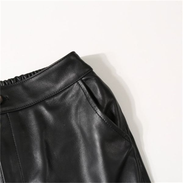 2021 new female fashion genuine sheep leather pants c9 jwhj, Black;white
2021 new female fashion genuine sheep leather pants c9 jwhj, Black;white