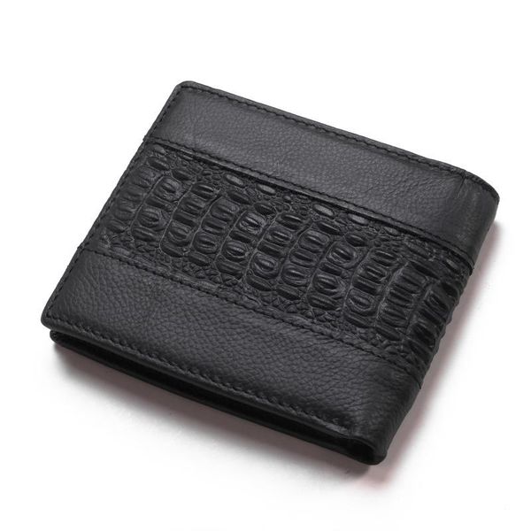 wallets wallet crocodile pattern joint men genuine leather short wholesale, Red;black
wallets wallet crocodile pattern joint men genuine leather short wholesale, Red;black