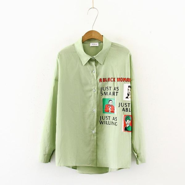 women's blouses & shirts 2021 autumn women long sleeve letters print thin loose blouse casual office, White
women's blouses & shirts 2021 autumn women long sleeve letters print thin loose blouse casual office, White