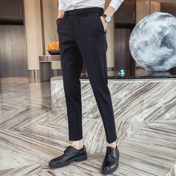 2021 new business dressed in casual social office solid pants streetwear formal wedding pantalon homme classique qu8v, Black
2021 new business dressed in casual social office solid pants streetwear formal wedding pantalon homme classique qu8v, Black