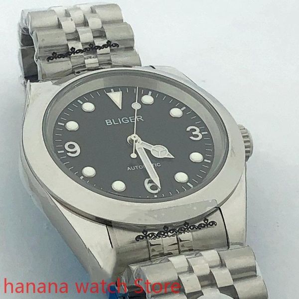 wristwatches 904l stainless steel bracelet watch men's quality luxury sports and leisure waterproof mechanical clock black dial, Slivery;brown
wristwatches 904l stainless steel bracelet watch men's quality luxury sports and leisure waterproof mechanical clock black dial, Slivery;brown