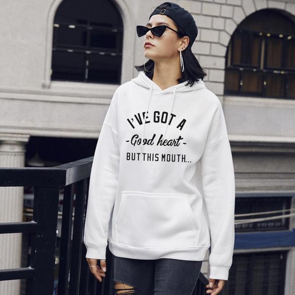 women's hoodies & sweatshirts autumn and winter women sweatshirt casual letter print hoodie harajuku style simple pullover female em*, Black
women's hoodies & sweatshirts autumn and winter women sweatshirt casual letter print hoodie harajuku style simple pullover female em*, Black