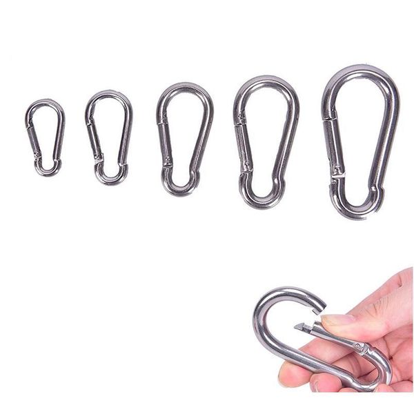 1pc 5types 304 stainless steel spring carabiner multi tool rock climbing accessories snap hook keychain quick link loc jlljkt
1pc 5types 304 stainless steel spring carabiner multi tool rock climbing accessories snap hook keychain quick link loc jlljkt