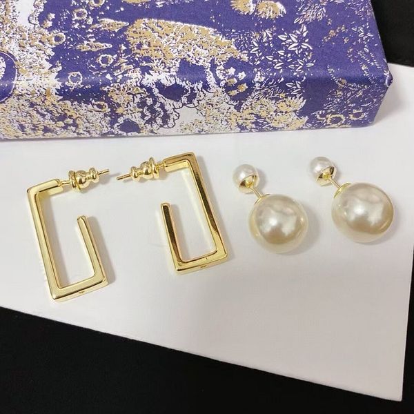 designer jewelry 2021 new geometric pearl earrings personality exquisite korean style earrings, Black
designer jewelry 2021 new geometric pearl earrings personality exquisite korean style earrings, Black