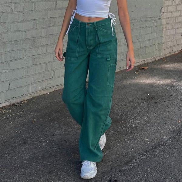women's pants & capris solid y2k big pocket cargo streetwear 90s mom jeans high waist straight denim trousers green korean jogger prepp, Black;white
women's pants & capris solid y2k big pocket cargo streetwear 90s mom jeans high waist straight denim trousers green korean jogger prepp, Black;white
