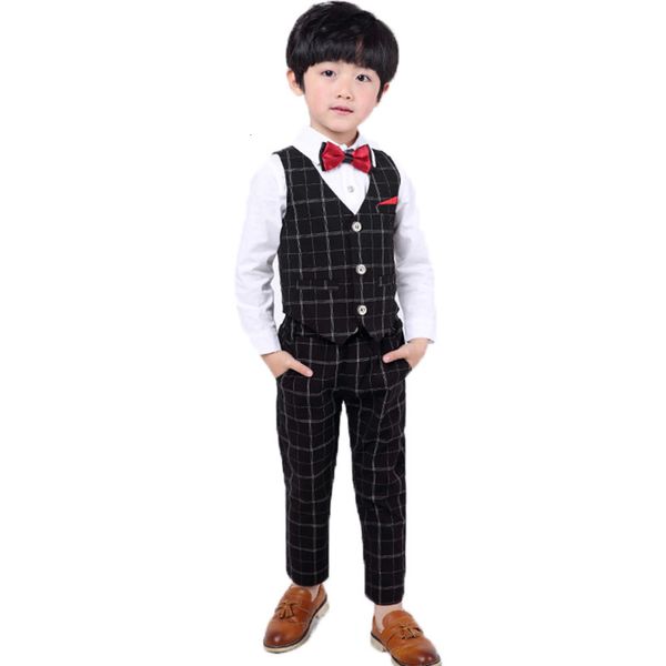 flower boys formal tuxedo vest + pants 2pcs clothing set kids wedding birthday dress children piano prom performance costume, White
flower boys formal tuxedo vest + pants 2pcs clothing set kids wedding birthday dress children piano prom performance costume, White