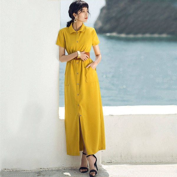 summer new chiffon single-breasted small feet long dress retro short-tempered slim slimming belt short-sleeved p3u2, Black;gray
summer new chiffon single-breasted small feet long dress retro short-tempered slim slimming belt short-sleeved p3u2, Black;gray