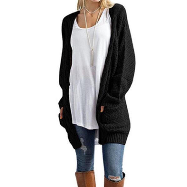 women's sweaters 2021 spring autumn sweater knitted casual cardigan for women loose coral red black green, White;black
women's sweaters 2021 spring autumn sweater knitted casual cardigan for women loose coral red black green, White;black