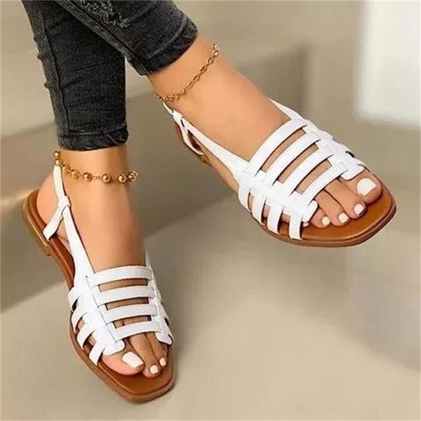 sandals 2021 pu open toe flat heel comfortable all-match women's shoes fashion casual simple solid color zq0238, Black
sandals 2021 pu open toe flat heel comfortable all-match women's shoes fashion casual simple solid color zq0238, Black