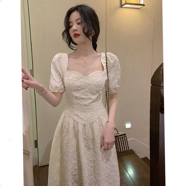 2021 summer women's tea break platycodon grandiflorum sleeve short skirt court gradient french drs, Black;gray
2021 summer women's tea break platycodon grandiflorum sleeve short skirt court gradient french drs, Black;gray